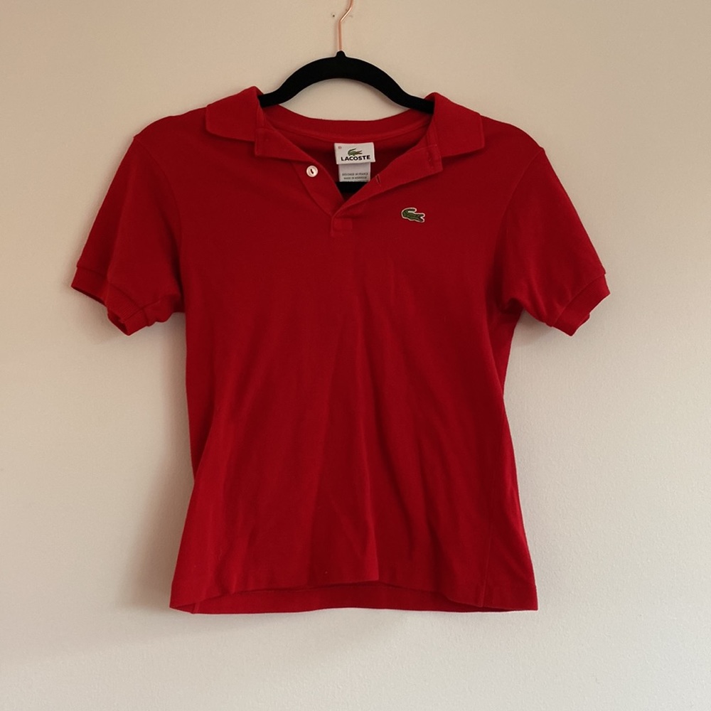 Girls Lacoste polo size 10